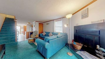 TV, DVD player, offices