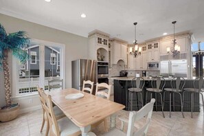 Dining - West Fenwick waterfront dream with stunning rooftop deck views, dock & firepit (Selbyville)