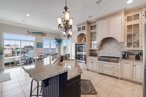 Fridge, microwave, oven, stovetop - West Fenwick waterfront dream with stunning rooftop deck views, dock & firepit (Selbyville)