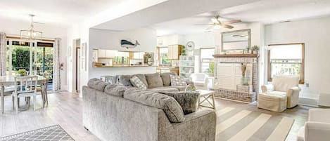 TV, DVD player, offices