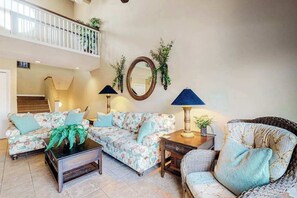 TV, DVD player - East of The Sun Townhouse Steps From Lighthouse Cove w/Shared Pool, Free WiFi (Fenwick Island)