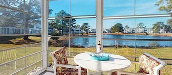 Mallard Lakes Home w/Beautiful Water Views From Screened-In Porch, Shared Pool, WD