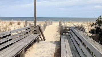 On the beach