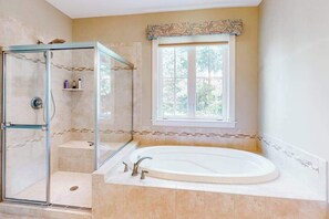 Shower, hair dryer, towels - Bayside Resort home with paid-access pools & other resort amenities (Selbyville)