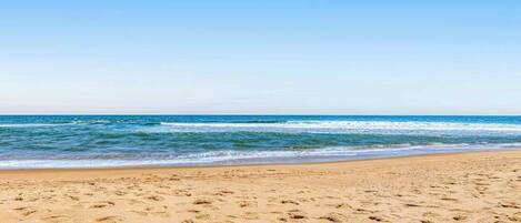 Accommodatie ligt op het strand