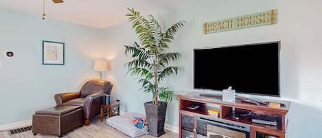 TV, DVD player, offices