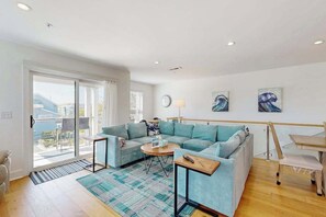 TV, offices - Modern Retreat | Rooftop Deck with Ocean & Bay Views | Walk to Dewey Beach (Dewey Beach)