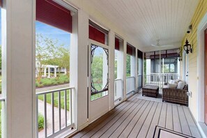 Terrace/patio - Stunning Peninsula getaway with pools, hot tubs, sports courts, & on-site golf (Millsboro)