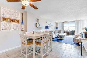 TV, DVD player - Sea Colony oceanfront 3rd floor condo w/ tennis court, shared sauna, elevator (Bethany Beach)