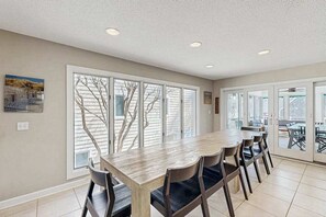 Dining - Bethany Beach home with ocean view, balconies, fast WiFi, elevator, & W/D (Bethany Beach)
