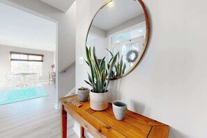 Interior - Tidal Walk home with pond views, outdoor pool, decks, fast WiFi, & bikes (Ocean View)