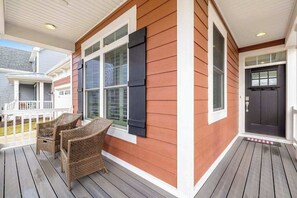 Terrace/patio - Bayside Resort home with outdoor kitchen & dining, loft, gas fireplace (Selbyville)