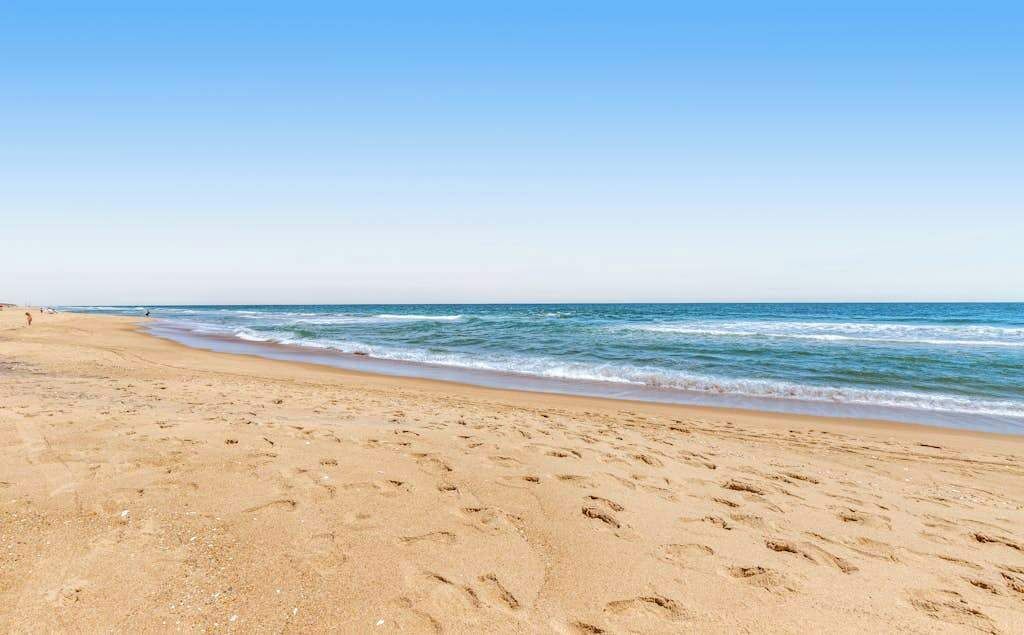 On the beach
