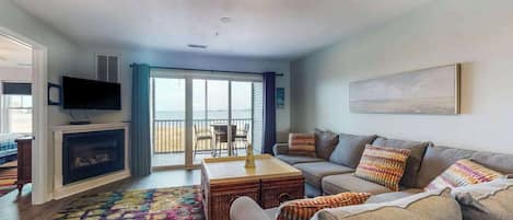 TV, fireplace, DVD player, offices