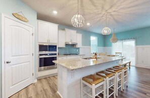 Fridge, microwave, oven, stovetop - 5BR home, close to Bethany beach, shared pool (Ocean View)