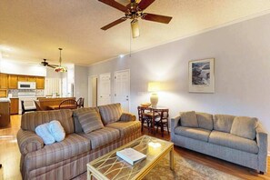 TV, offices - Salt Pond home with on-site golf, indoor/outdoor pools, gym, & sports courts (Bethany Beach)