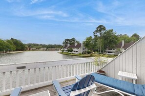 Terrace/patio - Sea Colony Tennis condo w/ basketball court, gym, pool & tennis courts (Bethany Beach)