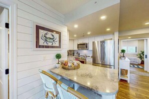 Fridge, microwave, oven, stovetop - Sea Colony 2nd floor oceanside condo w/community pools, tennis, fitness center (Bethany Beach)