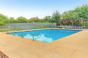 Pool - South Hampton home with shared pool, game room, & water view- dog-friendly (Ocean View)