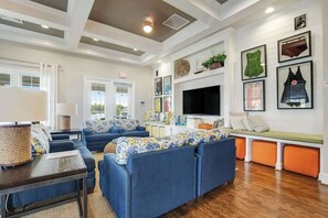 TV, offices - Millville by the Sea home with clubhouse, pools & wellness center access (Millville)
