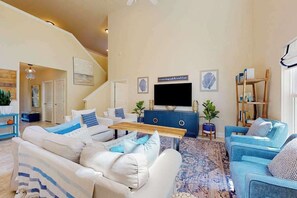 TV, offices - Salt Pond home with on-site golf, indoor/outdoor pools, gym, & sports courts (Bethany Beach)