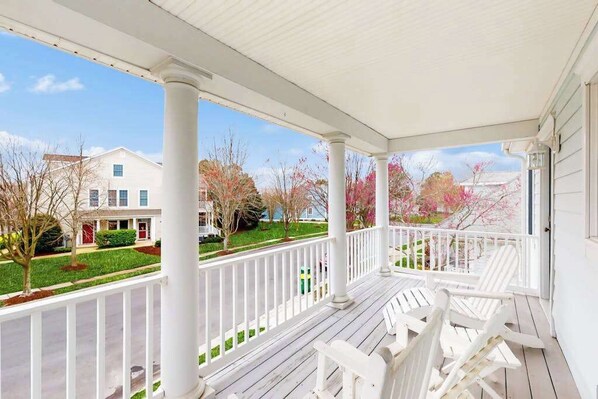 Terrace/patio - Bear Trap Dunes resort home with pool, sauna, & large deck (Ocean View)