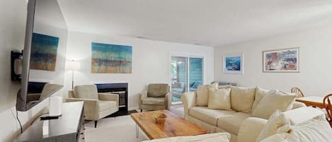 TV, DVD player, offices