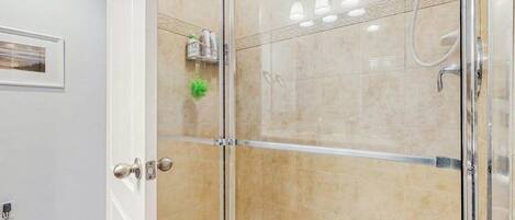 Shower, towels