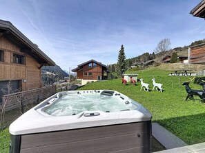 Terrace/patio - Les Rennes - apartment - 6pers - Jacuzzi (Les Gets)