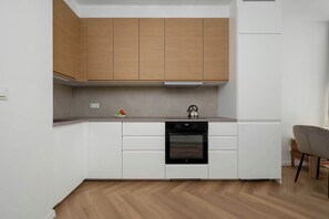 Fridge, oven, stovetop, dishwasher - Comfortable Apartment | View Terrace (Wrocław)