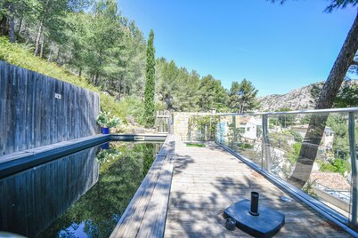 La Maison Bleue - Cabanon avec piscine et parking