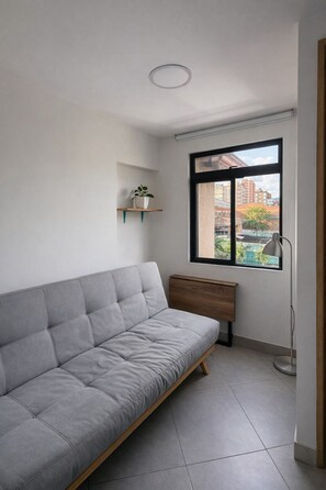 Living area - Cozy loft in Laureles (Medellín)