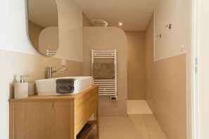 Shower, hair dryer, towels, soap - Cosy loft in former cannery: bright cocoon with mezzanine and terrace. (Saintes)