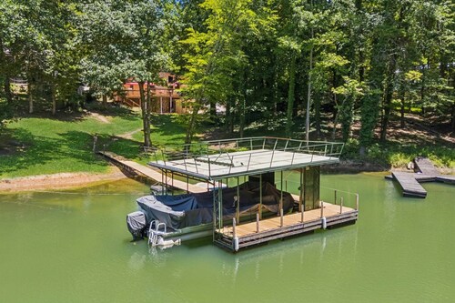Private Dock | Lake Lanier | Waterfront | Spacious Family Home | Grass-to-Water Dock Access!