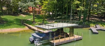 Private Dock | Lake Lanier | Waterfront | Spacious Family Home | Grass-to-Water Dock Access!