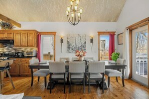 Dining - Fern and Pine 4BR Retreat by Lake w Deck (Sylvan Lake)