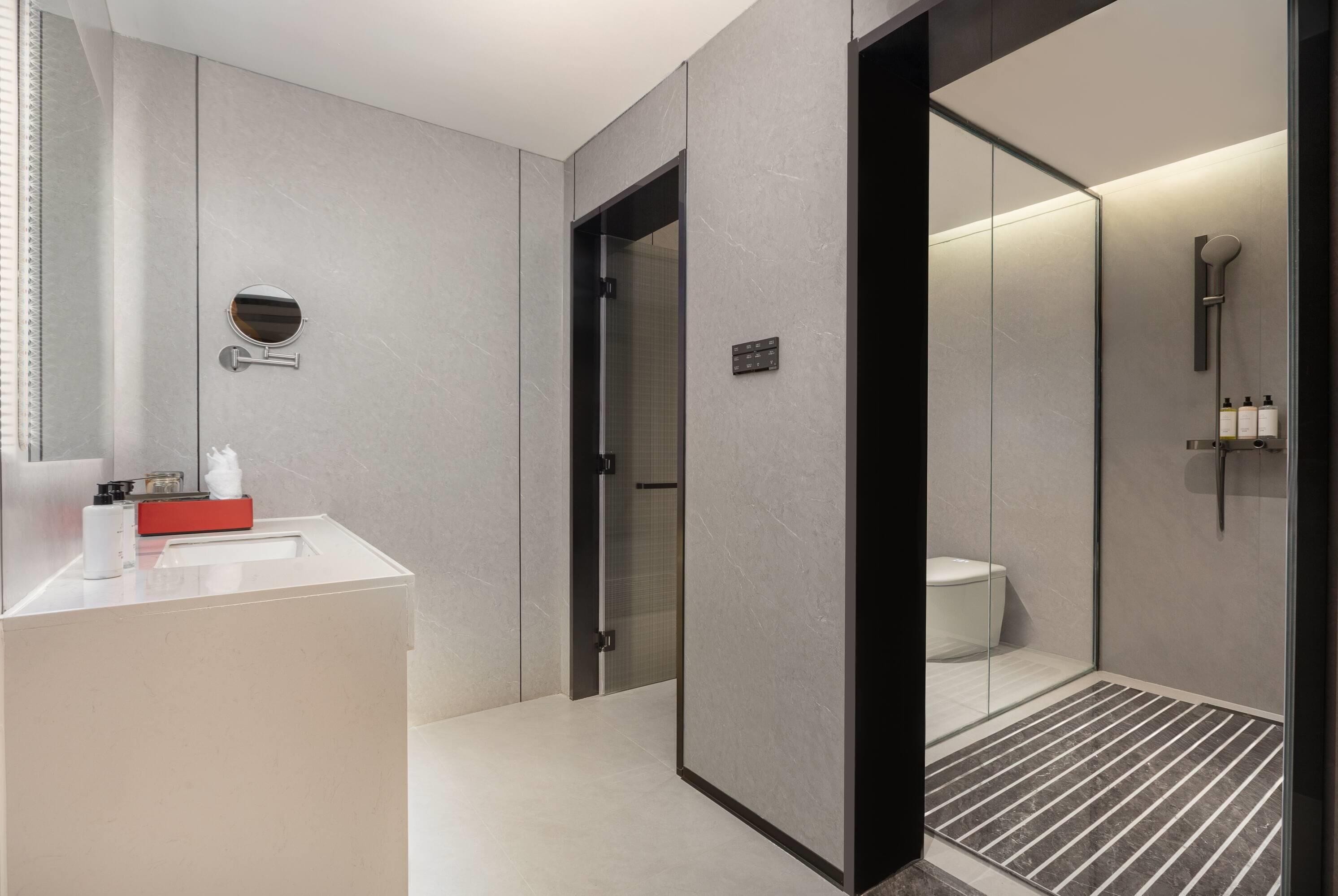 Suite – executive, 1 kingsize-seng, røyk | Bad