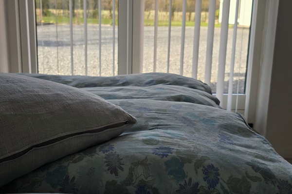 Kamar Twin, pemandangan kebun | Meja kerja, kedap suara, Wi-Fi gratis, dan seprai linen