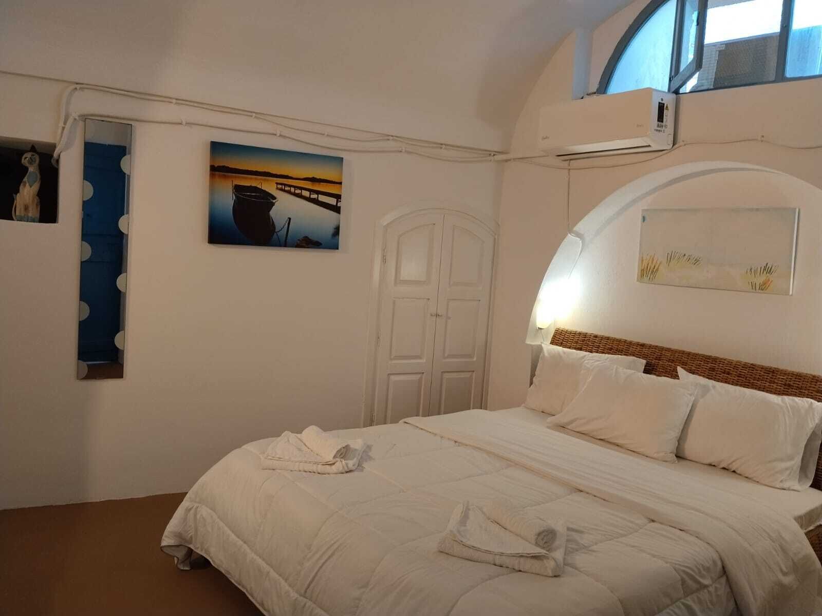Een strijkplank/strijkijzer, gratis wifi