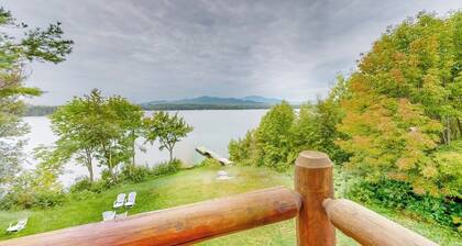 Lakefront home with outdoor firepit & private dock - near downtown