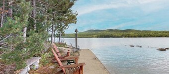Lakefront Home with Private Dock, Pebble Beach & Enclosed Porch - Dogs Welcome