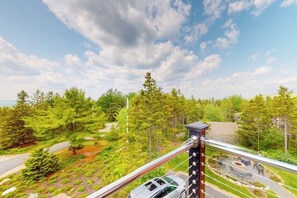 Property grounds - Secluded hilltop home with beautiful Cadillac Mountain view and multiple decks (Bar Harbor)