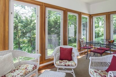 Great home with water view - one house from harbor - washer/dryer & dog-friendly