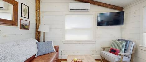 TV, books, stereo