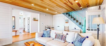 Oceanfront home on 6 acres with multi-level deck & spectacular view