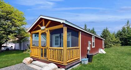 Charming Coastal Retreat with Ocean Views, Porch and Private Cabin