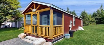 Charming Coastal Retreat with Ocean Views, Porch and Private Cabin
