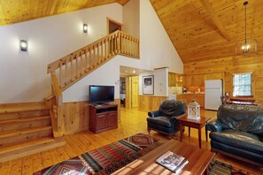 TV, fireplace, DVD player, table tennis