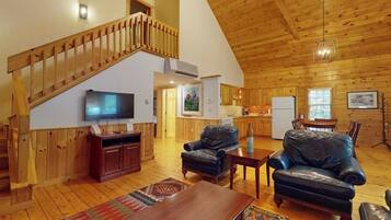 TV, fireplace, DVD player, table tennis