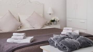 2 chambres, fer et planche Ă repasser, Wi-Fi, draps fournis
